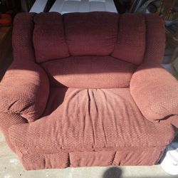 Large Red Recliner