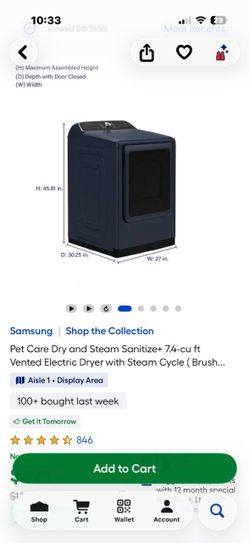 Samsung dryer