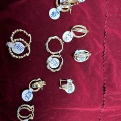 Arracadas 10 Y 14 K Precio En Las Fotos 😍