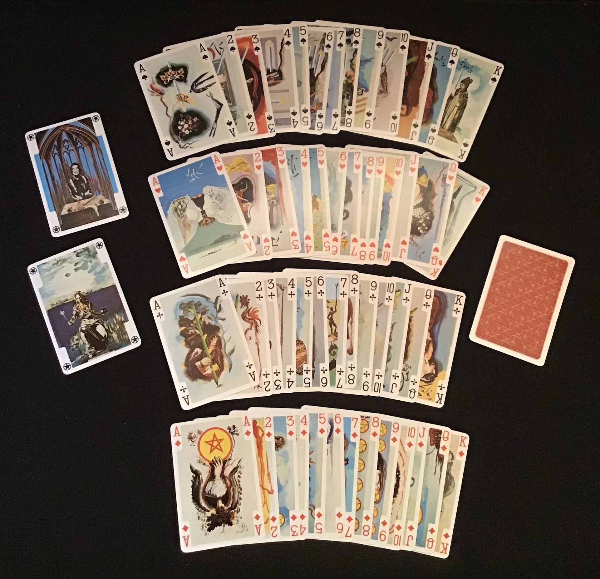 Rare Salvador Dali Playing Cards