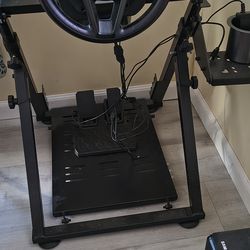 Thrustmaster T128 Wheel with GTPlayer stand for Xbox Series X or PC