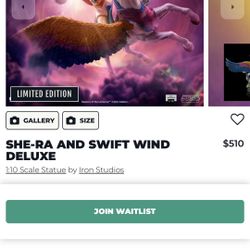 She-Ra And Swift Wind Limited Edition collectors item 