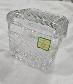 MARQUIS by WATERFORD CRYSTAL Square Box with Lid