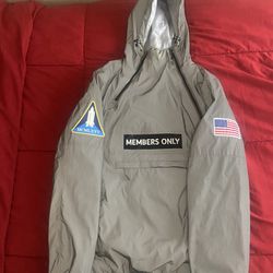 Members Only Pullover Jacket (Silver reflective)