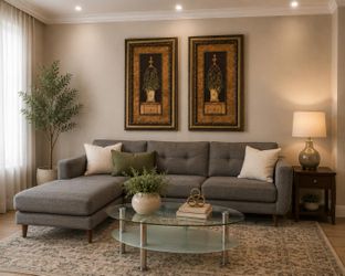 Sofa and coffee table