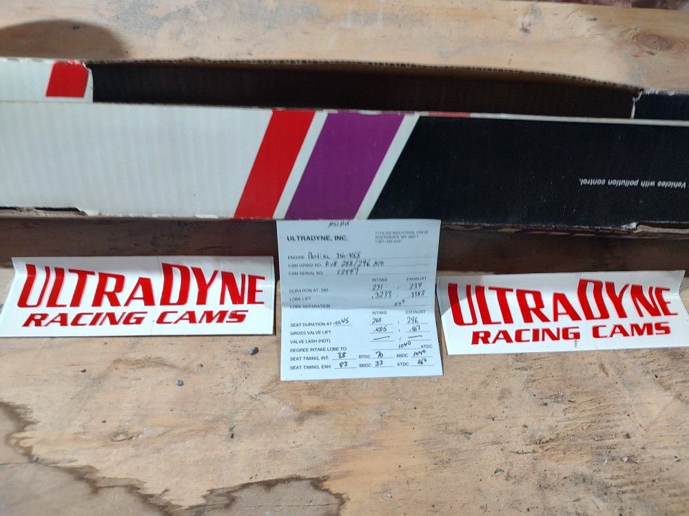 Ultradyne Cam Shaft. New
