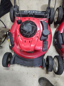 Troy built lawn mower