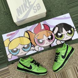 Nike SB Dunk Low The Powerpuff Girls Buttercup 11