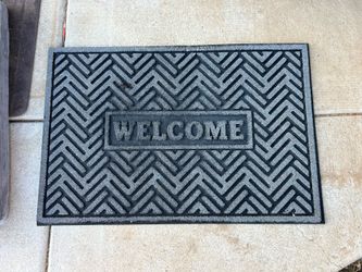 Thick, heavy duty Welcome mat