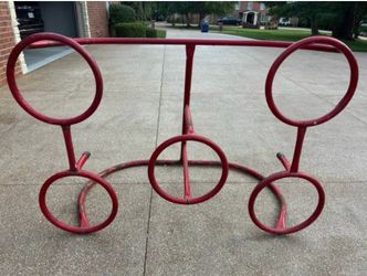 5 hole steel hockey net