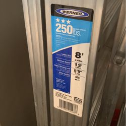 Werner 8” Ladder New Condition 