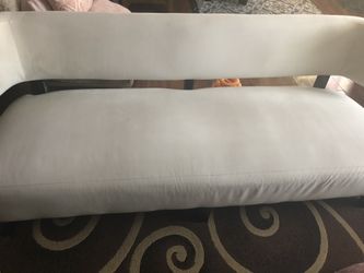 Clean cream sofa
