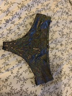 Holographic Glitter Bikini Bottom
