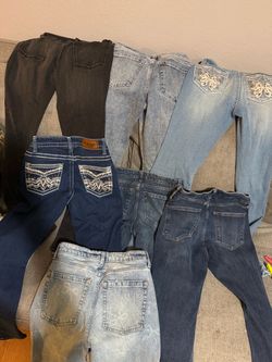 Girls teen jeans