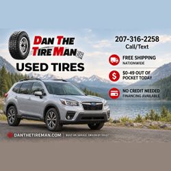 Cheap Used 225/55R17 Tires, $0-49 Down, No Hard Credit Check Financing