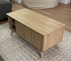 Mid-Century Modern Lift-Top Coffee Table