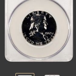 1963 P Franklin 90% Silver 
