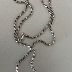 925 18” Silver Necklace 