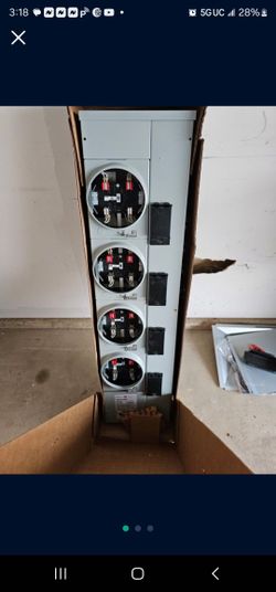 GE 120/240 Meter Stack