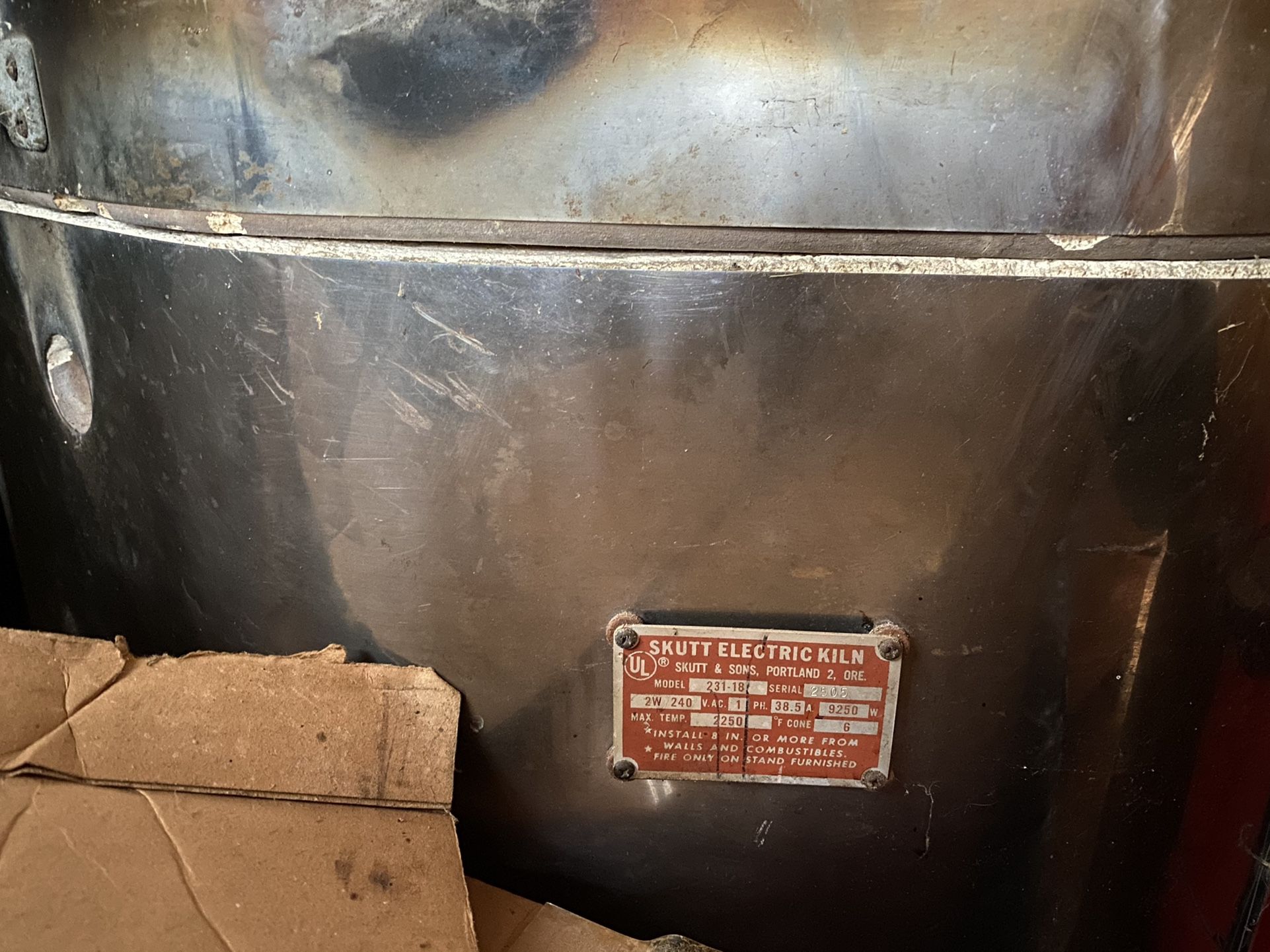 SKUTT Electric Kiln Model 231-18