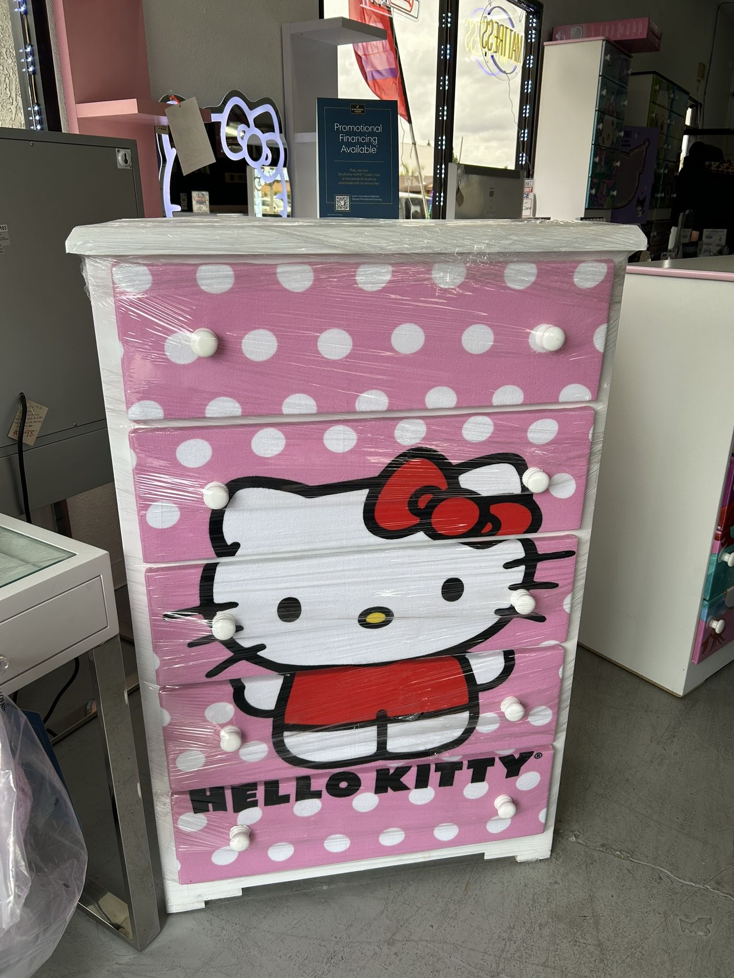 Hello Kitty Solid Wood Dresser Different Characters Available