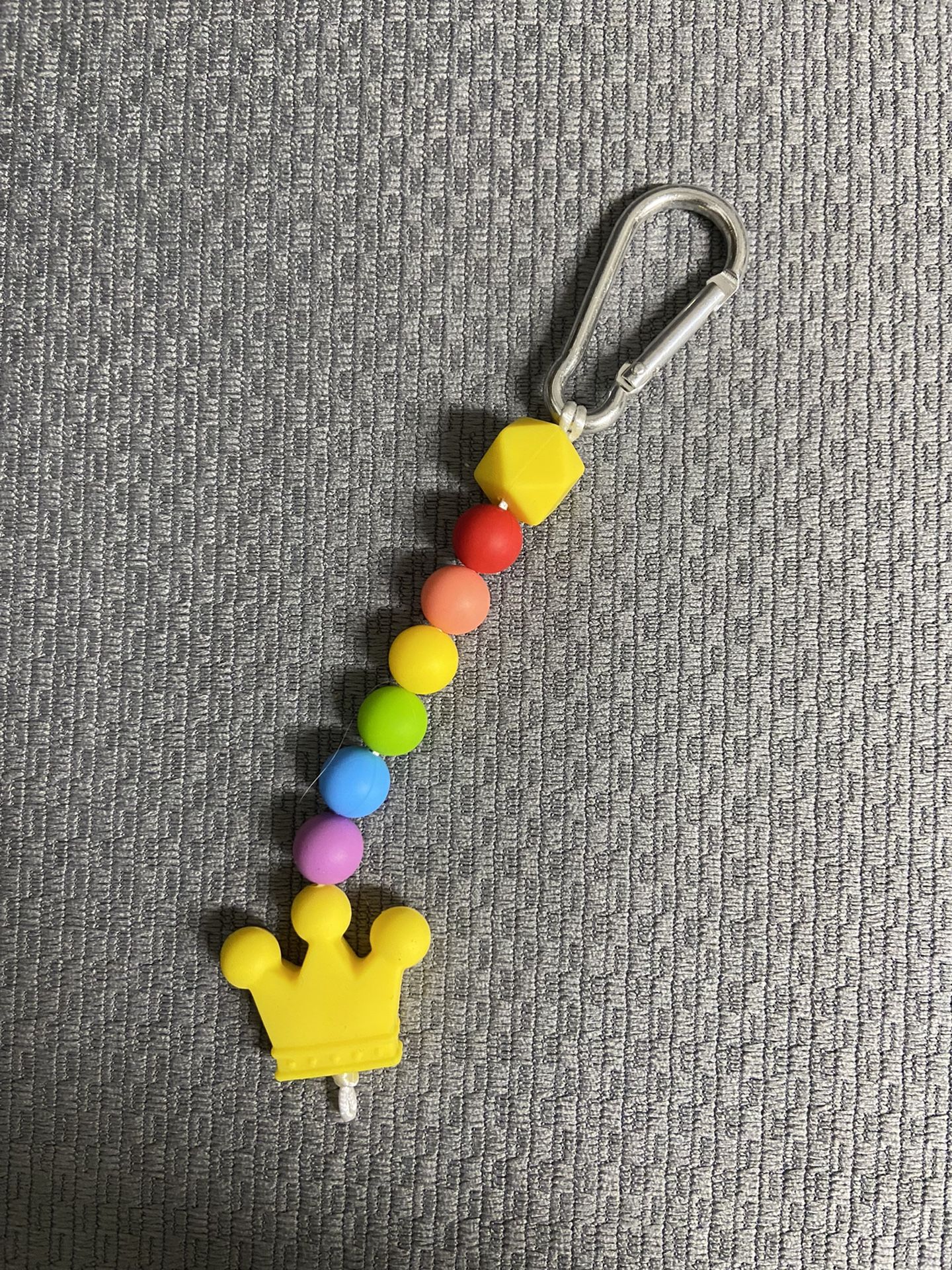 Pride Rainbow Silicone Keychain