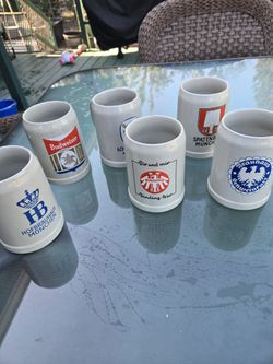 BEER MUGS -  VINTAGE GERMAN