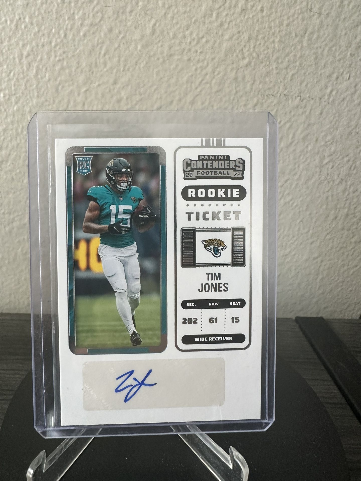 2022 Contenders Tim Jones Autograph Rookie Card