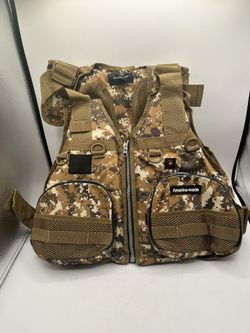 Fishing Vest Life Jacket, Adult size