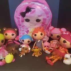 Lalaloopsy Dolls With Pets And SUITCASE INCLUDED
