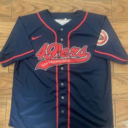 49ers Baseball Jersey Small Red Blue Kittle 85