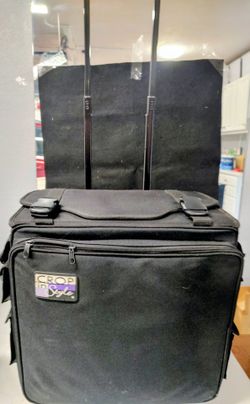 Crop In Style Rolling Craft Tote / Scrapbooking Organizer