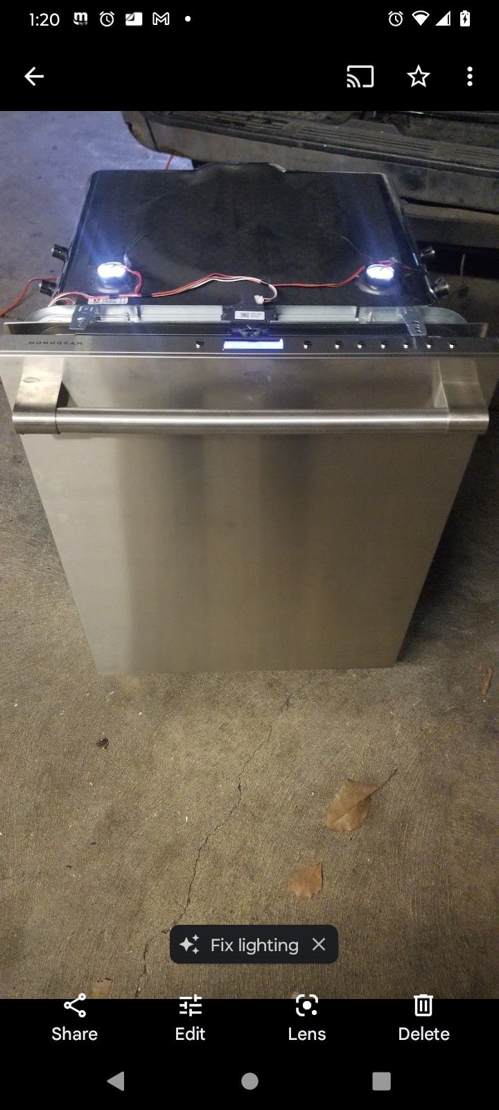 Monogram Stainless Steel Dishwasher w/ 3rd Rack