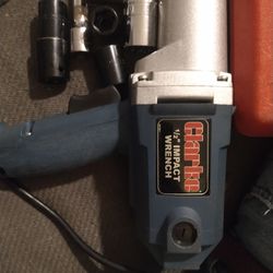Clarke 1/2 Impact Wrench With Impacts Sockets And Torque Wrench 