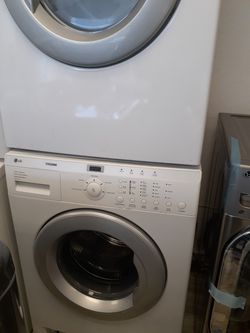LG Front Load Washer and Dryer Side by Side or Stack