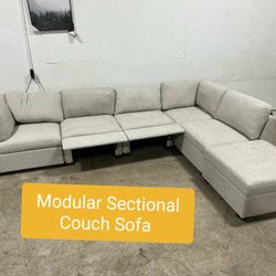 Modular Sectional Couch Sofa With Ottoman 