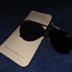 Quay Blk On Blk Sunglasses