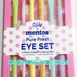 Makeup Brushes 6pc Set MENTOS by RUDE X COSMETICS