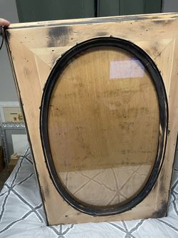 1970s Ethan Allen Mirror/picture Frame