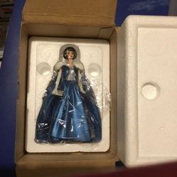 The Danbury Mint The Classic Barbie Figurine Collection ‘Midnight Blue’ 10 Of 12 With COA