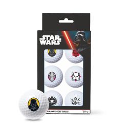 Volvik Disney Star Wars™ Dark Side Sleeve White/Black Golf Balls