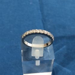 Half Eternity Band Ring,size 8