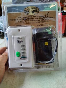 Hampton bay wall mount universal wall switch for ceiling fan