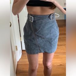 Urban Outfitters blue corduroy skirt adjustable waist