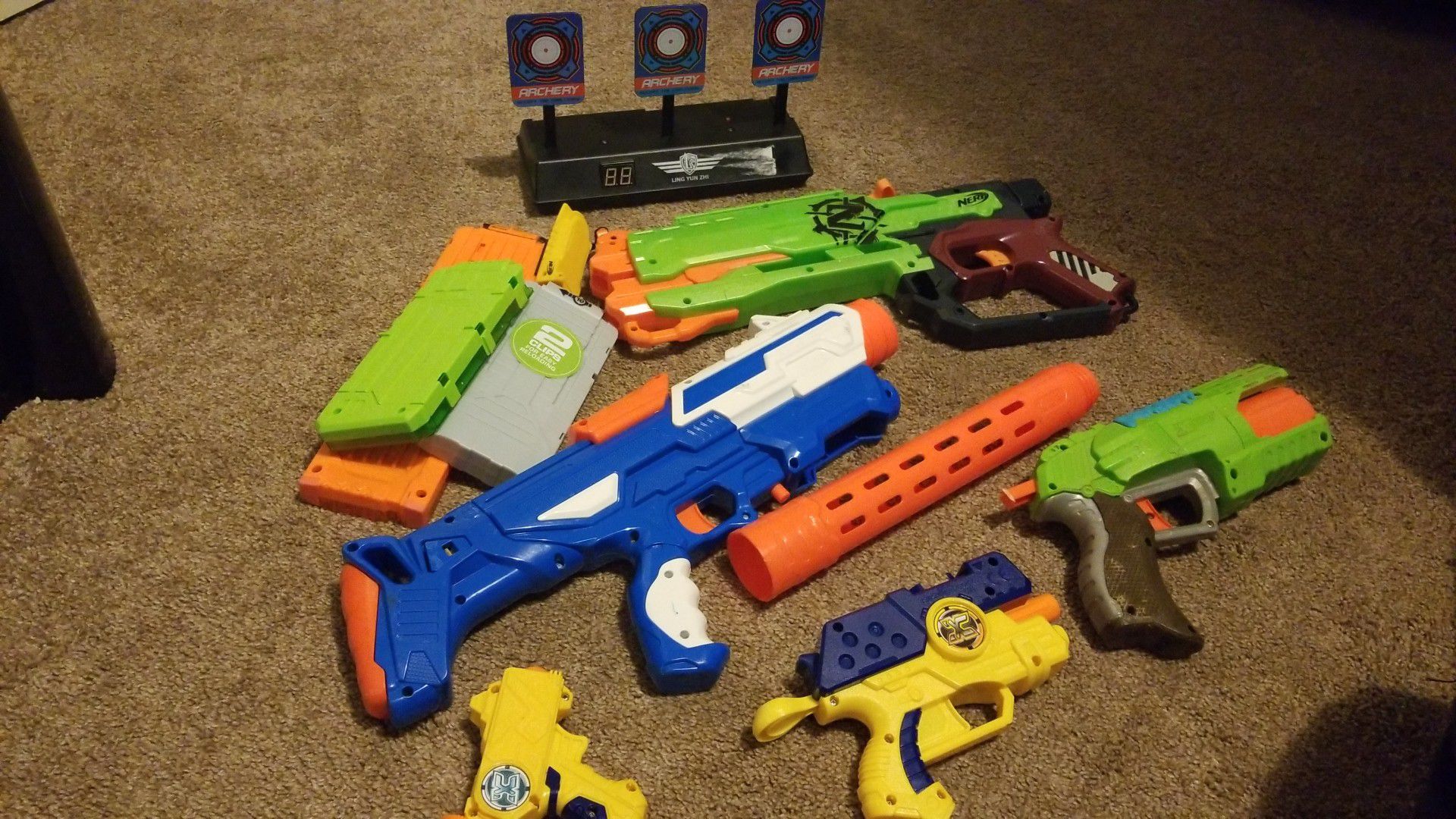 Nerf guns and accessories...