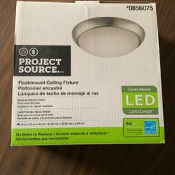 Project Source Flush Mount Ceiling Fixture Led