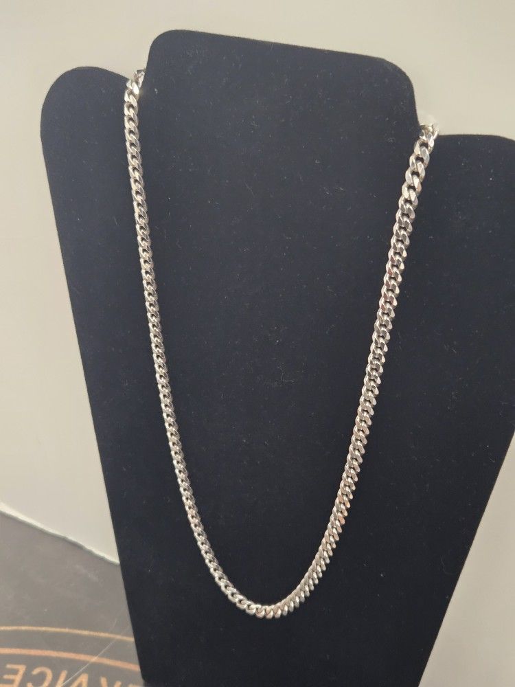 Cuban Silver Necklace