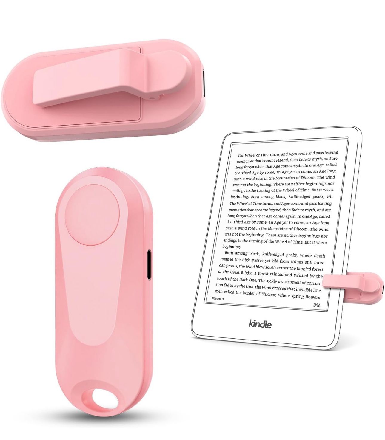 DATAFY Remote Control Page Turner for Kindle Paperwhite Oasis Kobo E-Book eReaders, Remote Camera Shutter and Video, Page Turner Clicker for ipad Tabl