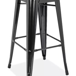 Black Metal Stools X3