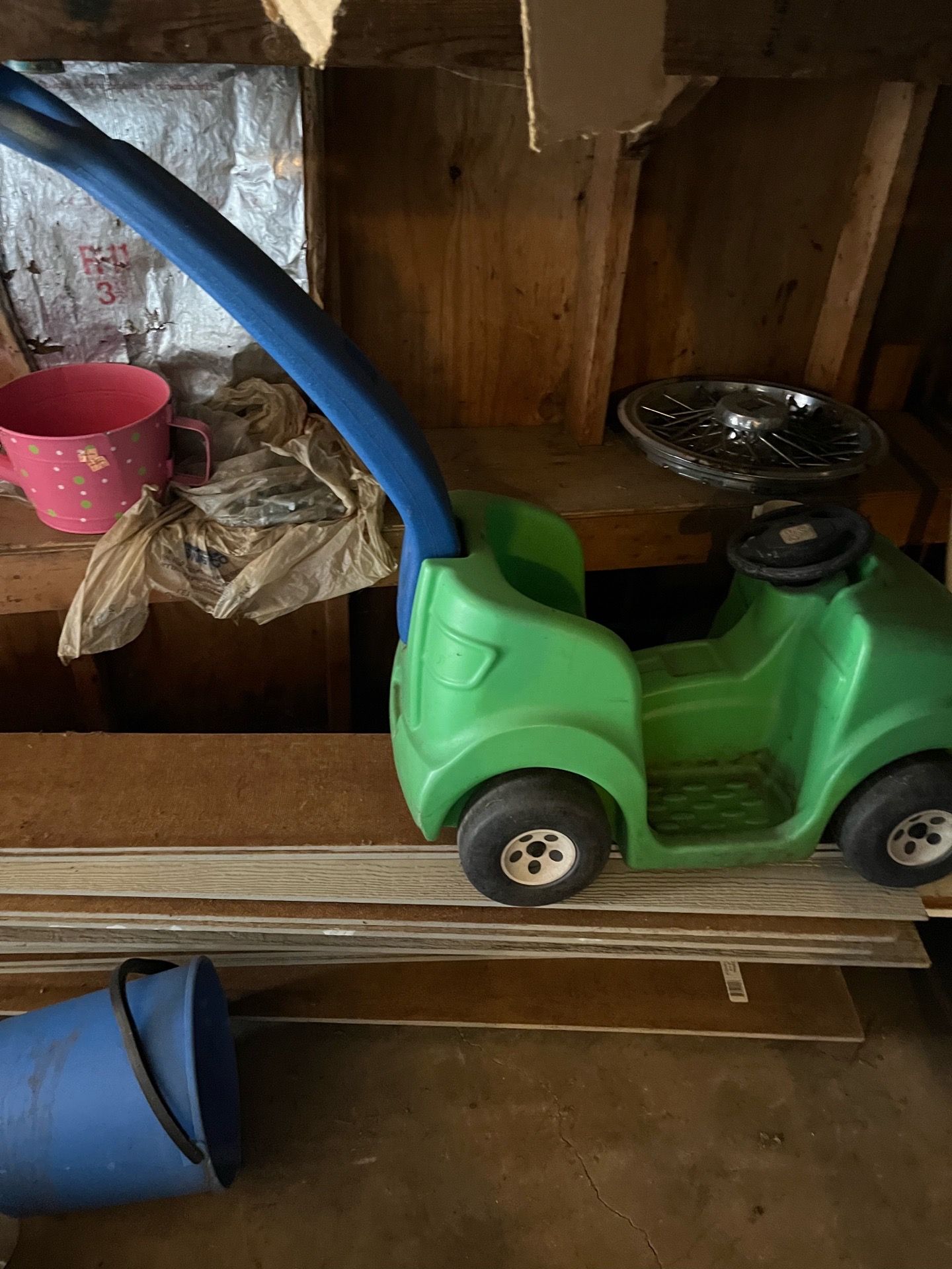Ride and push car